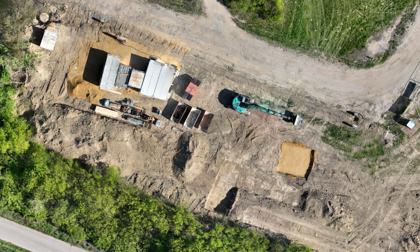 Baustelle Zeitpunkt A